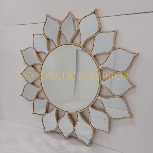 Modern Mirror Gold Leaf DM130005 2