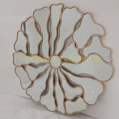 Modern Mirror Gold Leaf DM130006 2